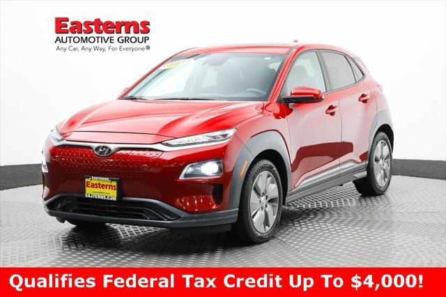 used 2021 Hyundai Kona EV car, priced at $20,950