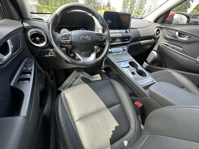 used 2022 Hyundai Kona EV car, priced at $20,999