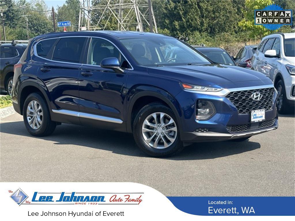 used 2019 Hyundai Santa Fe car, priced at $17,500