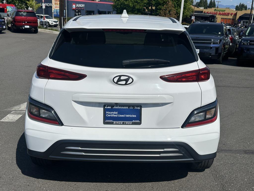 used 2022 Hyundai Kona EV car, priced at $19,999
