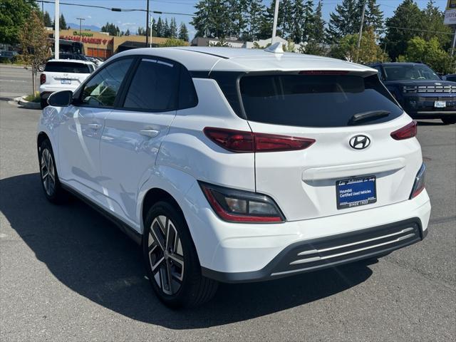 used 2022 Hyundai Kona EV car, priced at $19,999