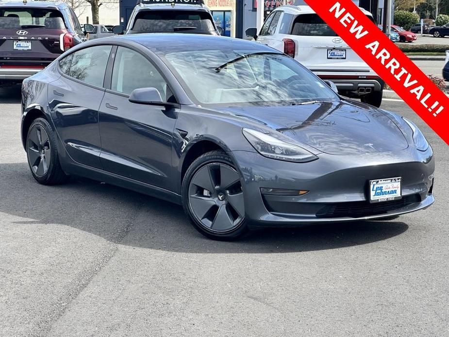 used 2022 Tesla Model 3 car, priced at $24,888