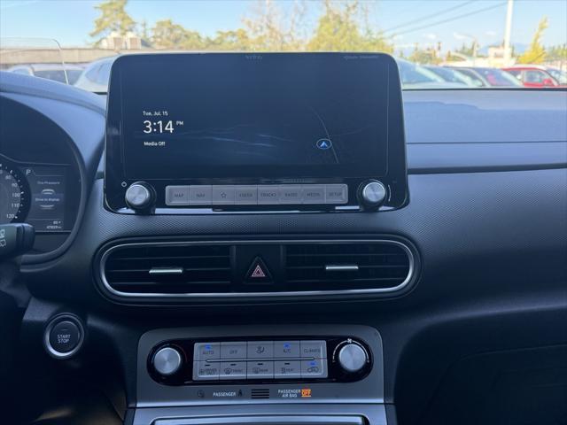 used 2021 Hyundai Kona EV car, priced at $17,999