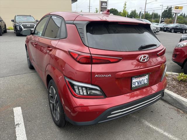 used 2022 Hyundai Kona EV car, priced at $20,999