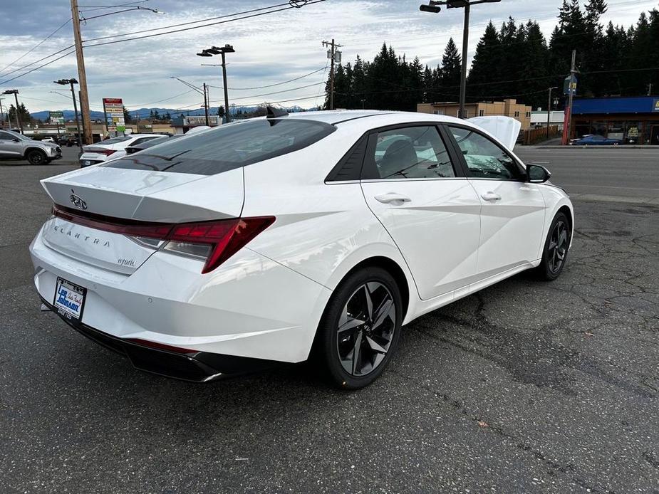 new 2023 Hyundai Elantra HEV car, priced at $30,241