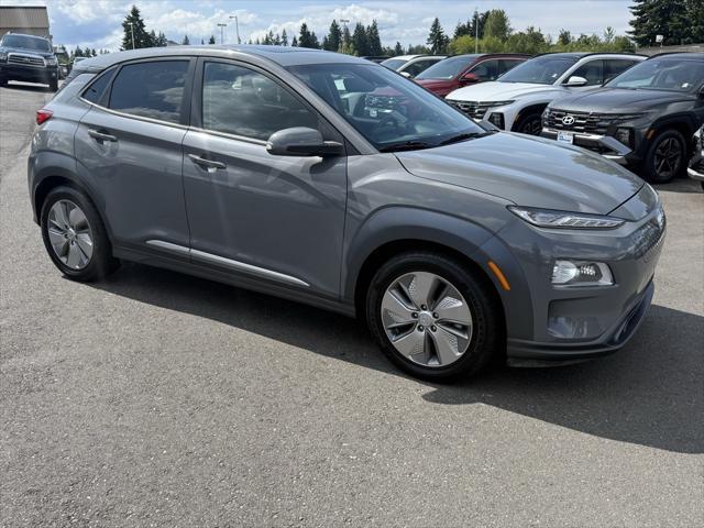 used 2021 Hyundai Kona EV car, priced at $17,999
