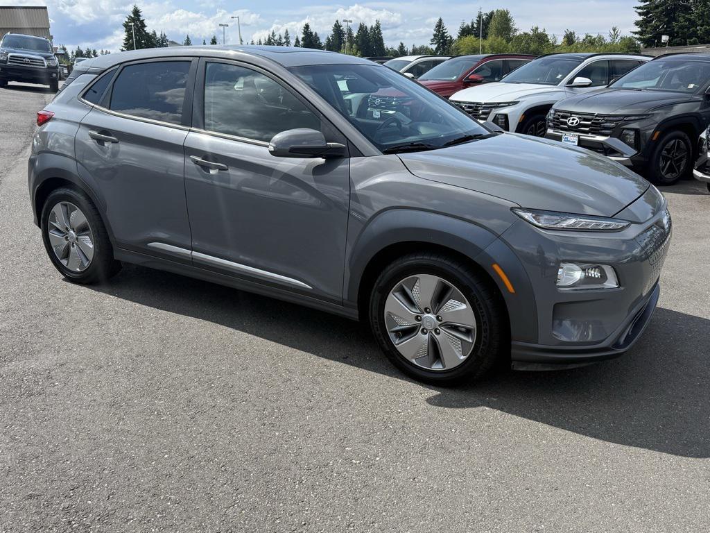 used 2021 Hyundai Kona EV car, priced at $17,999