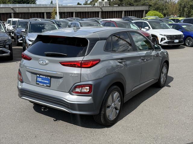 used 2021 Hyundai Kona EV car, priced at $17,999