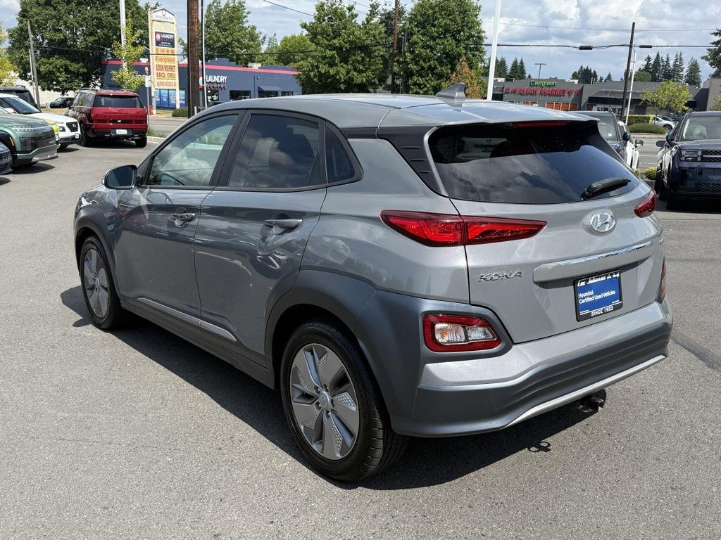 used 2021 Hyundai Kona EV car, priced at $17,999