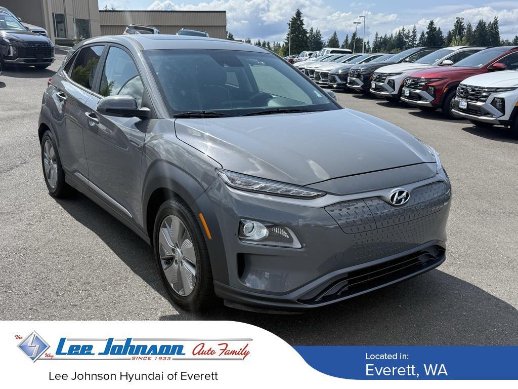 used 2021 Hyundai Kona EV car, priced at $17,999