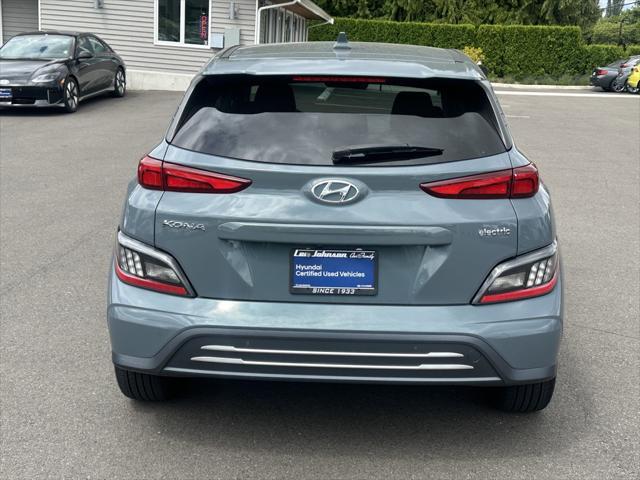used 2022 Hyundai Kona EV car, priced at $20,999