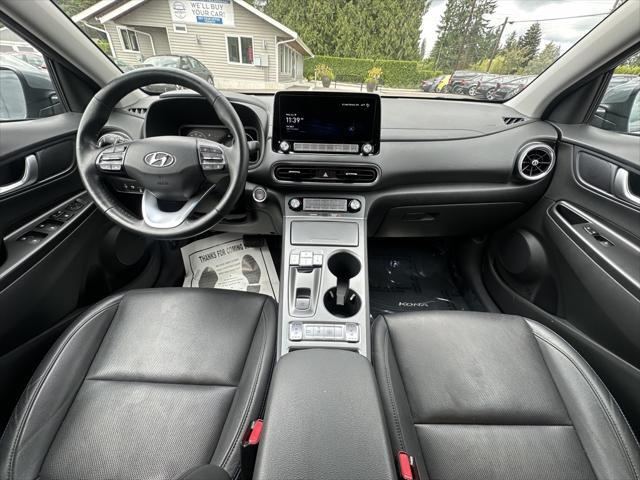 used 2022 Hyundai Kona EV car, priced at $20,999
