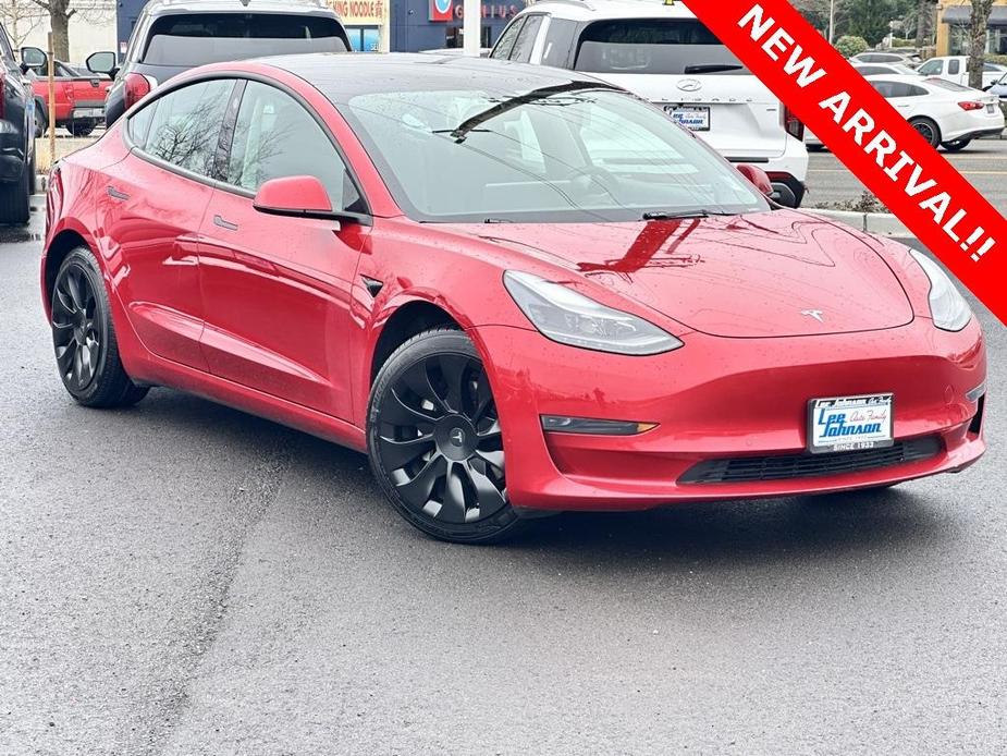used 2022 Tesla Model 3 car, priced at $24,999