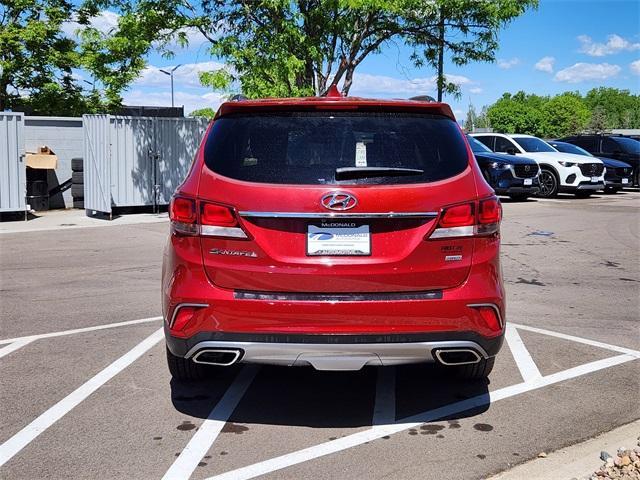 used 2017 Hyundai Santa Fe car, priced at $16,989