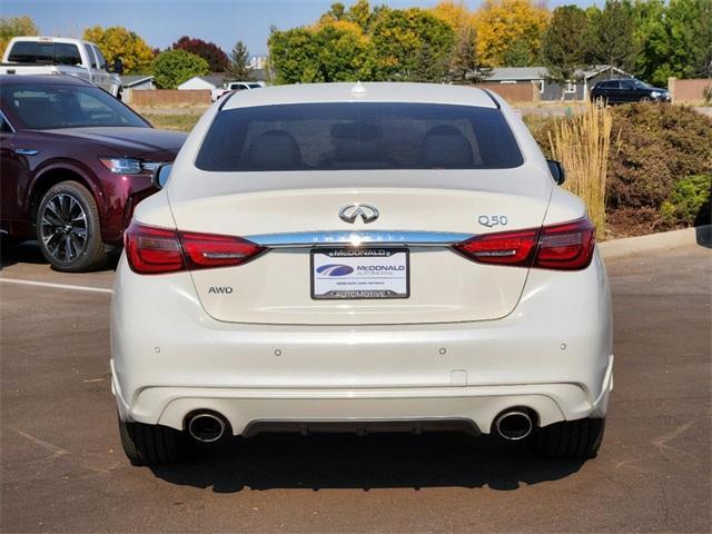 used 2021 INFINITI Q50 car, priced at $27,789