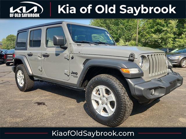 used 2021 Jeep Wrangler Unlimited car, priced at $29,554