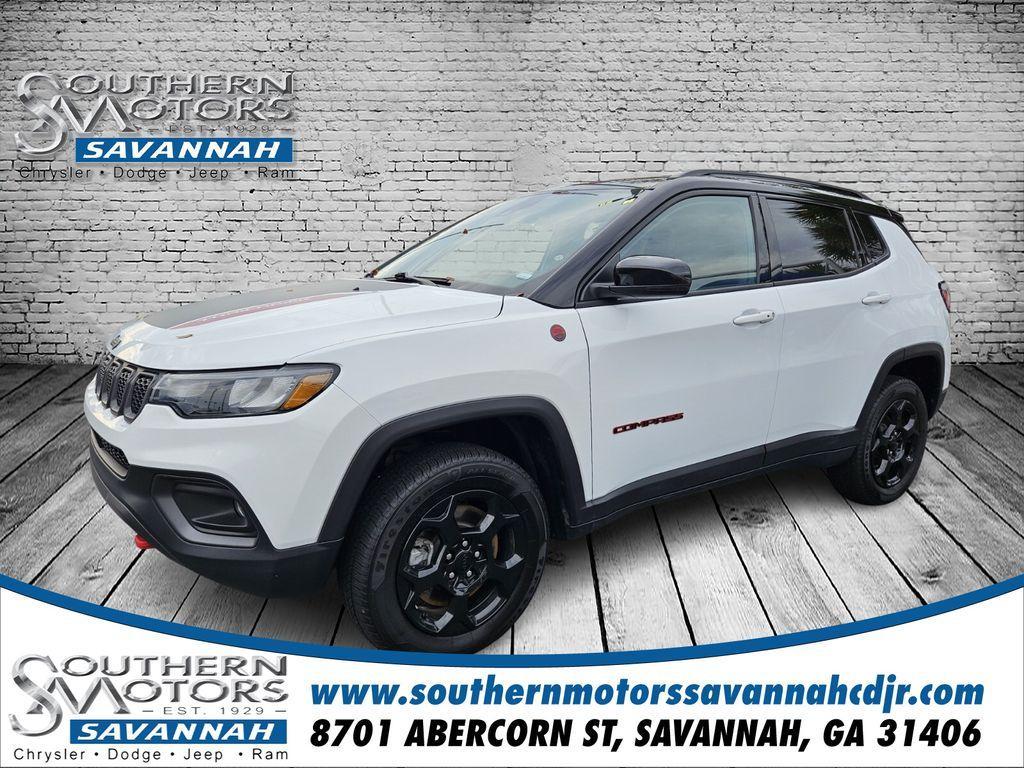 used 2023 Jeep Compass car, priced at $25,590