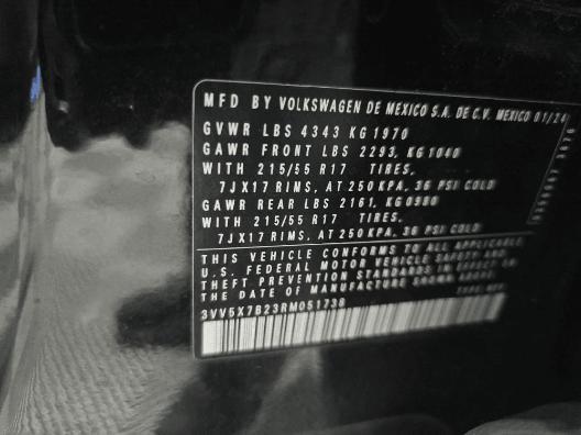 used 2024 Volkswagen Taos car, priced at $16,499