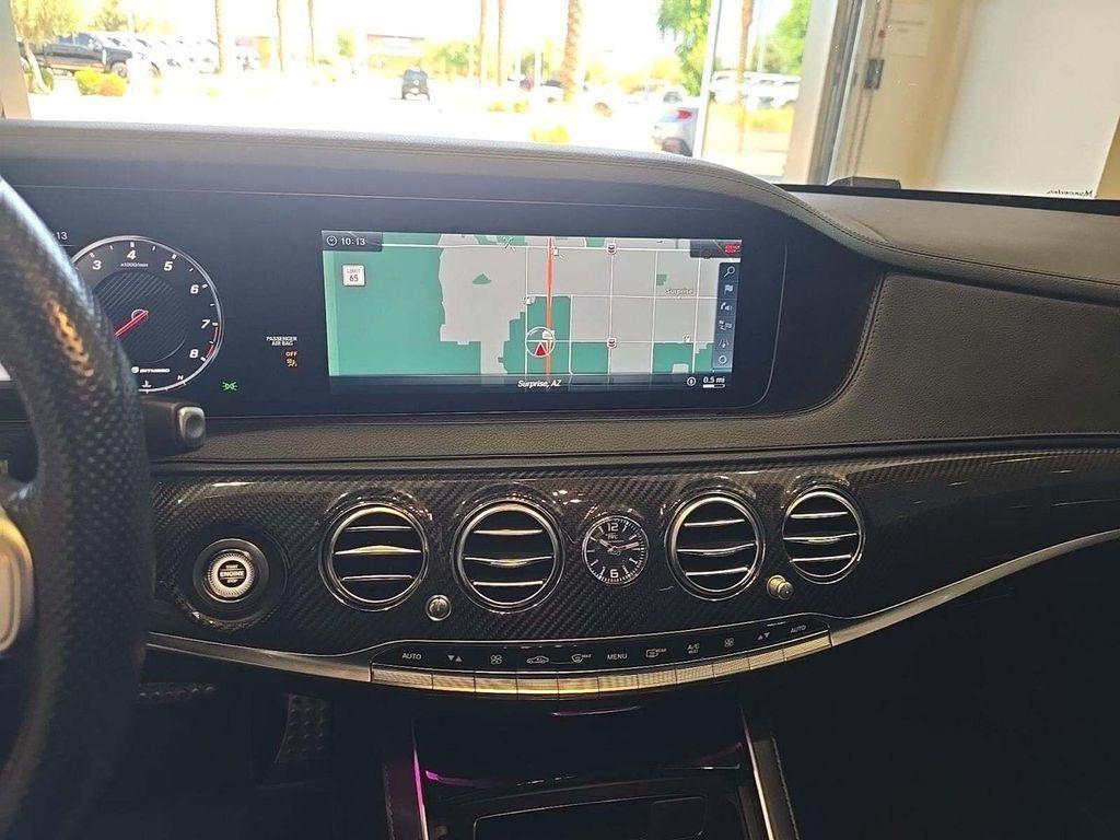 used 2018 Mercedes-Benz AMG S 63 car, priced at $51,989