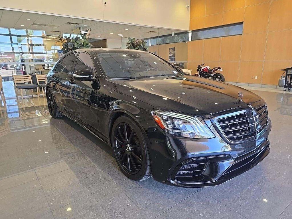 used 2018 Mercedes-Benz AMG S 63 car, priced at $51,989