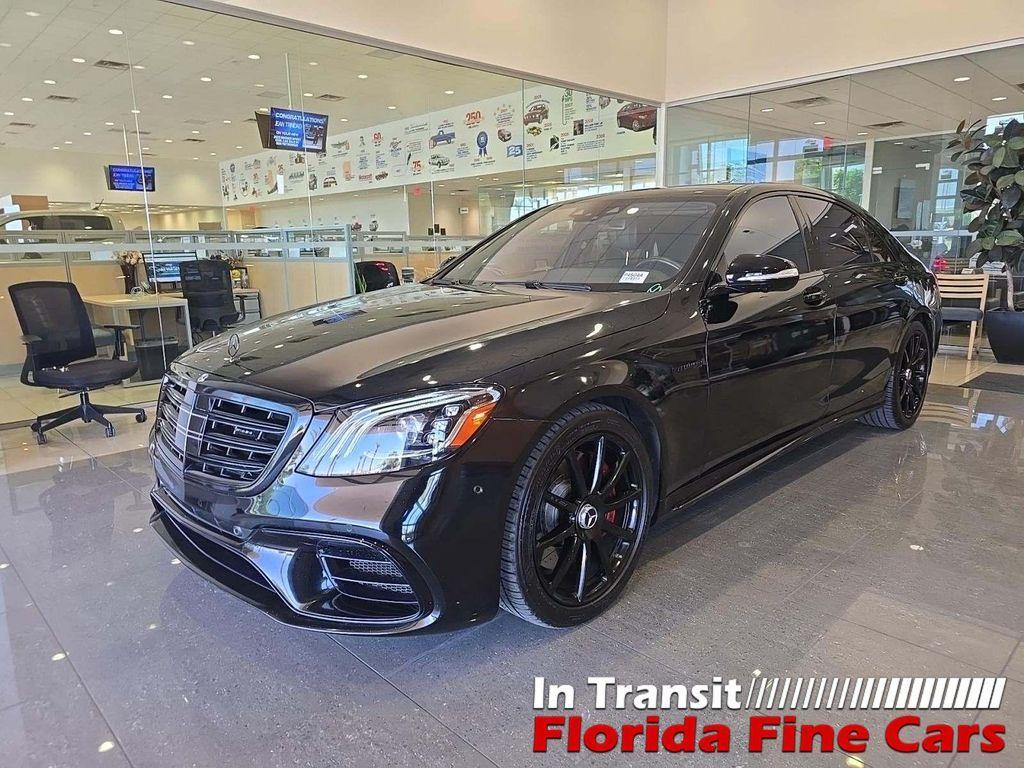 used 2018 Mercedes-Benz AMG S 63 car, priced at $51,989