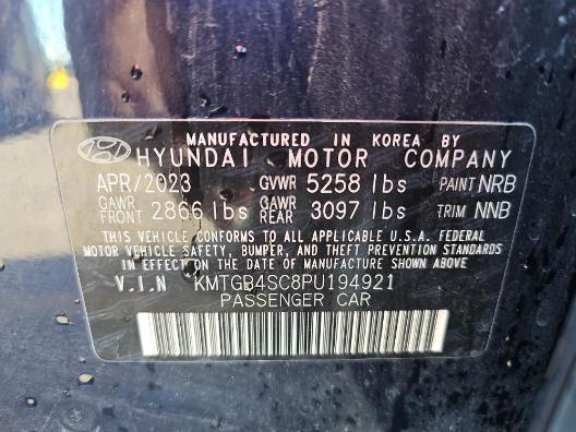 used 2023 Genesis G80 car, priced at $24,999