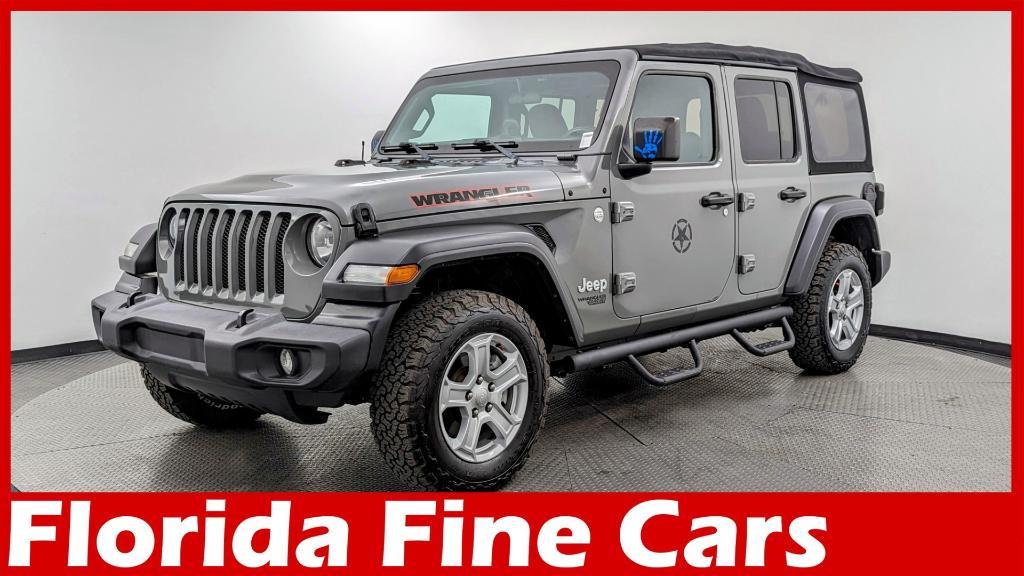 used 2018 Jeep Wrangler Unlimited car, priced at $22,799