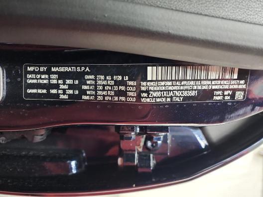 used 2022 Maserati Levante car, priced at $36,999