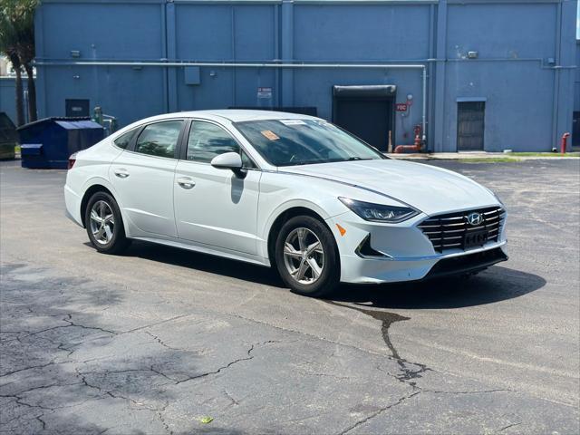 used 2021 Hyundai Sonata car, priced at $14,195