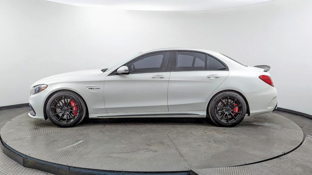 used 2018 Mercedes-Benz AMG C 63 car, priced at $38,499