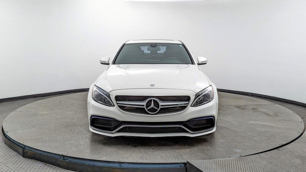 used 2018 Mercedes-Benz AMG C 63 car, priced at $38,499