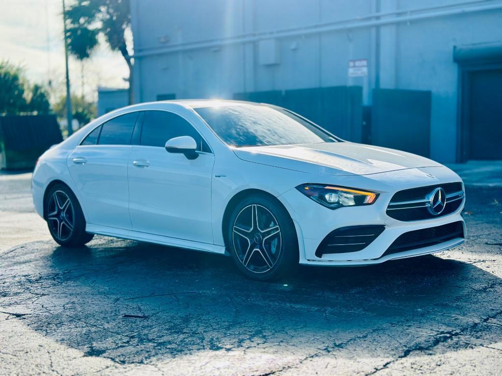 used 2021 Mercedes-Benz AMG CLA 35 car, priced at $30,999