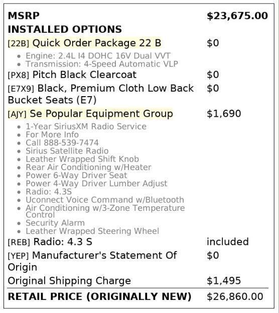 used 2020 Dodge Journey car, priced at $9,499