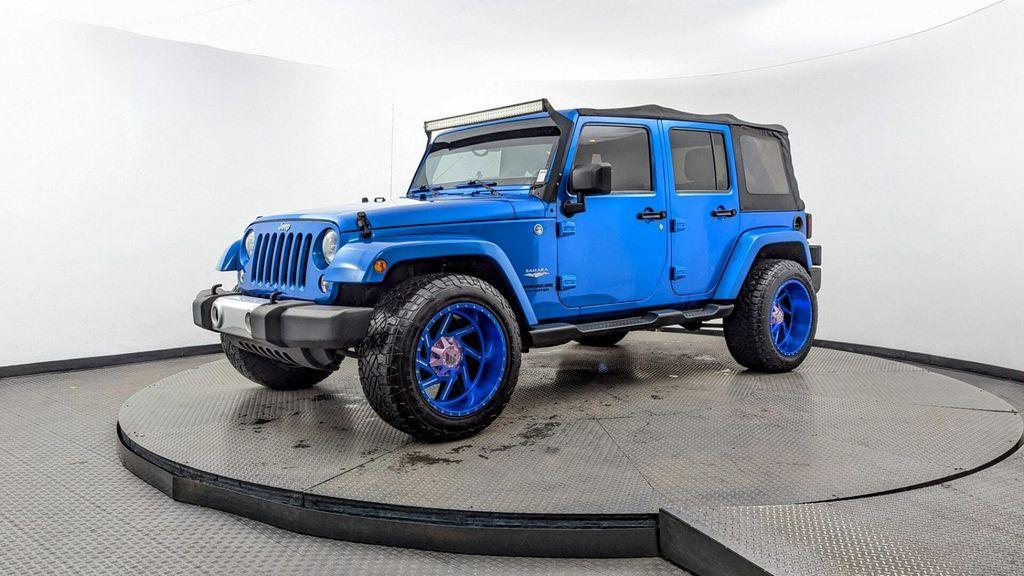 used 2015 Jeep Wrangler Unlimited car, priced at $16,897
