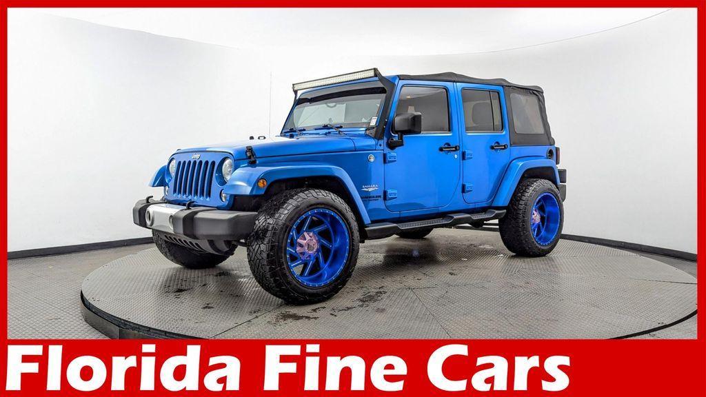 used 2015 Jeep Wrangler Unlimited car, priced at $17,299