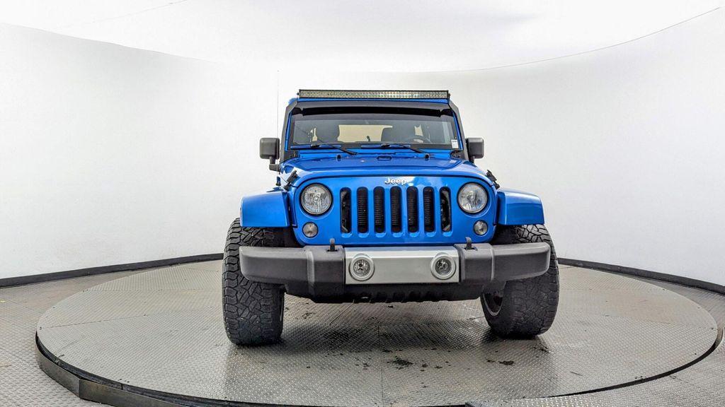 used 2015 Jeep Wrangler Unlimited car, priced at $16,897
