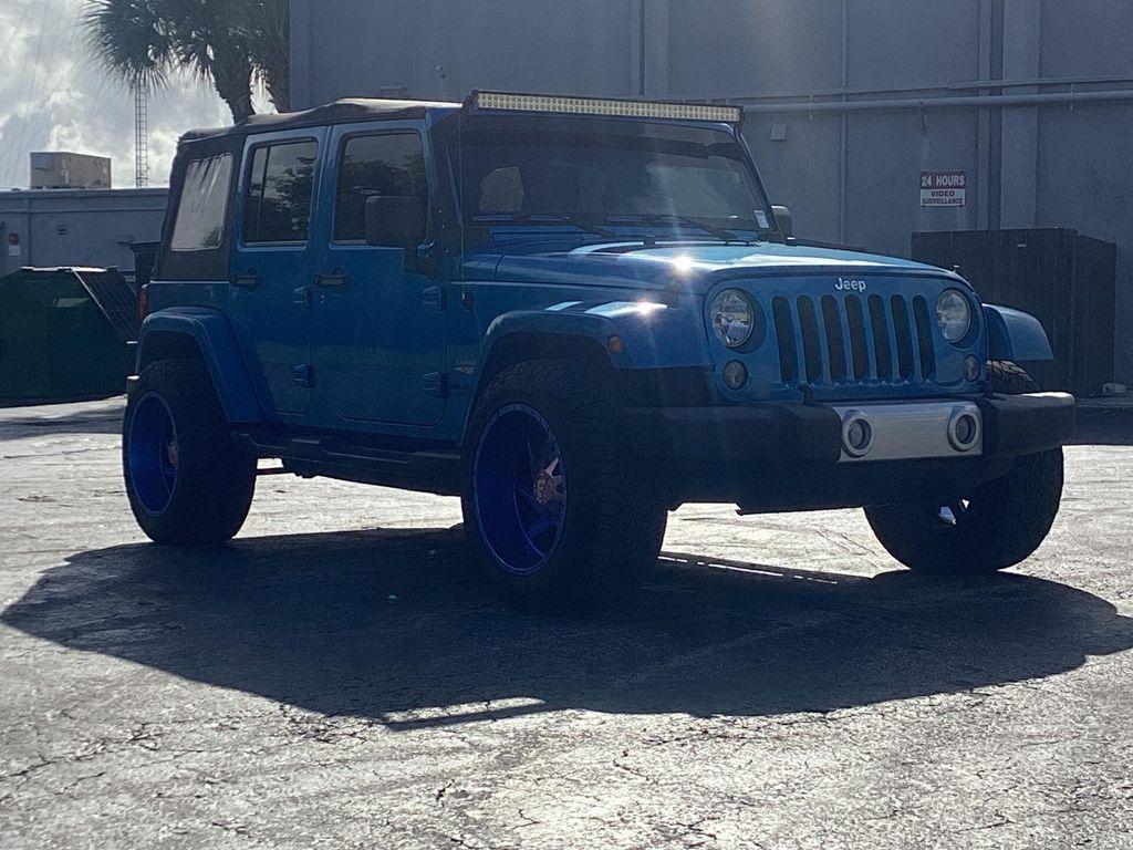 used 2015 Jeep Wrangler Unlimited car, priced at $17,499