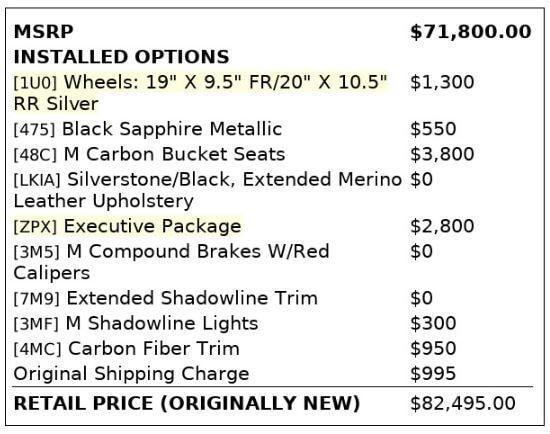 used 2021 BMW M4 car, priced at $57,499