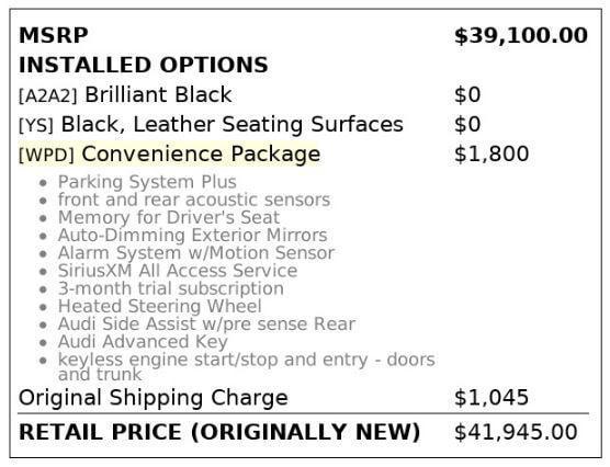 used 2021 Audi A4 car, priced at $18,999