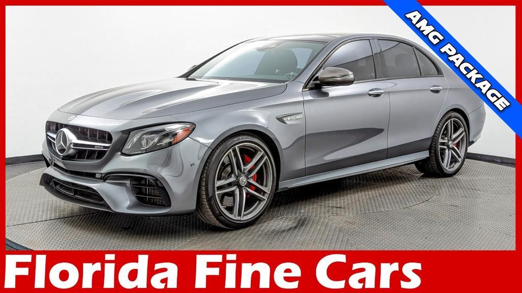 used 2018 Mercedes-Benz AMG E 63 car, priced at $53,699