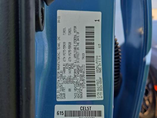 used 2021 Toyota Tundra car, priced at $33,999