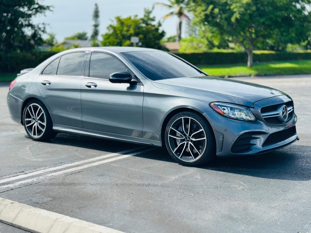 used 2020 Mercedes-Benz AMG C 43 car, priced at $33,199