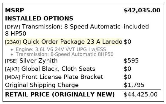 used 2023 Jeep Grand Cherokee car, priced at $20,799