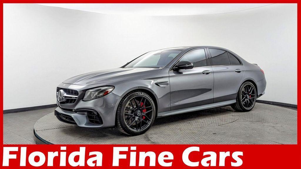 used 2018 Mercedes-Benz AMG E 63 car, priced at $50,799