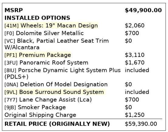 used 2019 Porsche Macan car, priced at $28,799