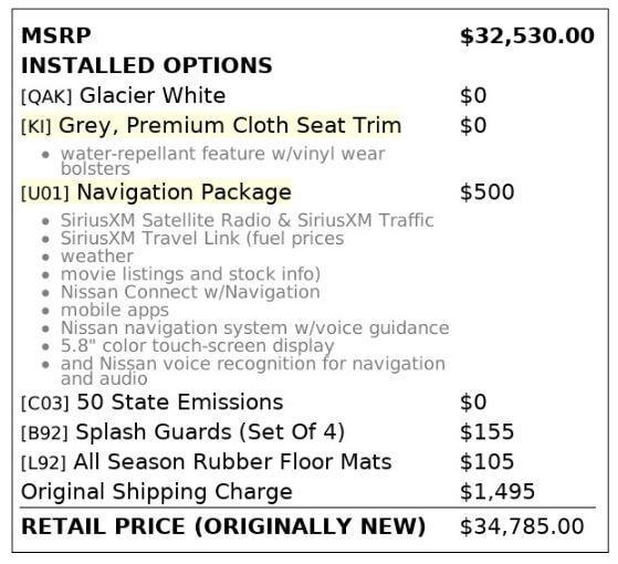used 2021 Nissan NV Cargo NV2500 HD car, priced at $18,999