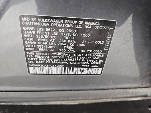used 2023 Volkswagen Atlas car, priced at $22,999