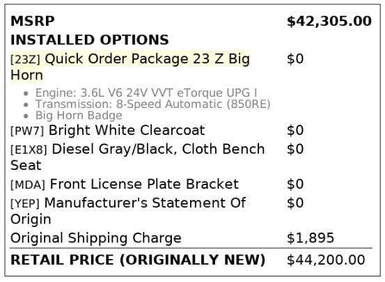 used 2022 Ram 1500 car, priced at $21,999