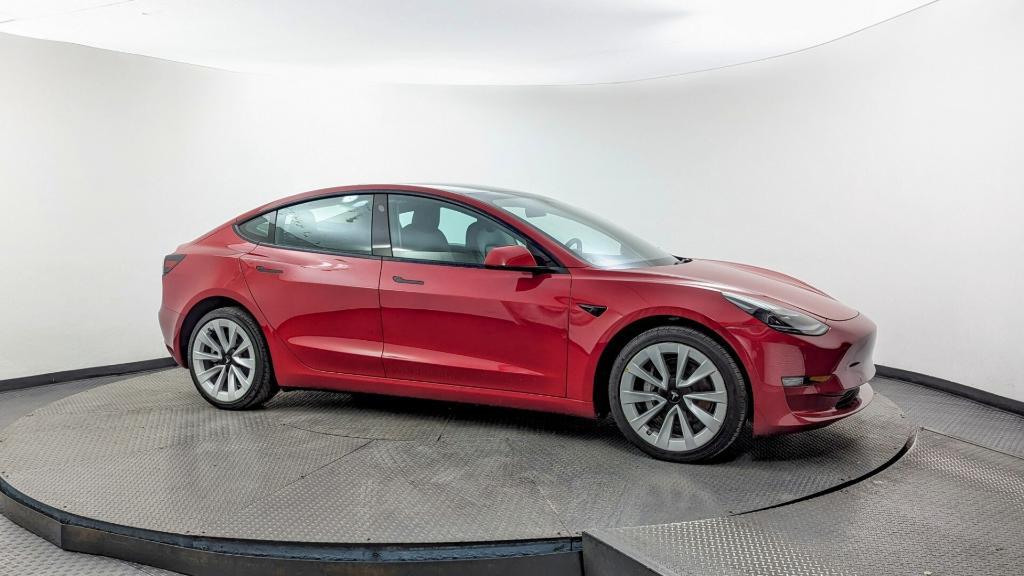 used 2022 Tesla Model 3 car, priced at $17,499