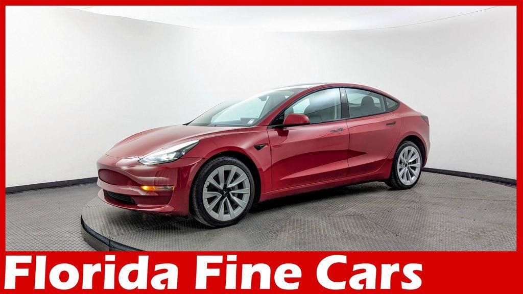 used 2022 Tesla Model 3 car, priced at $17,999